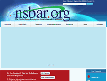 Tablet Screenshot of nsbar.org